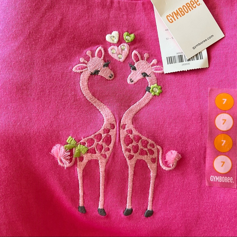 Gymboree Giraffe Heart Top & Tutu skirt - Picture 4 of 4